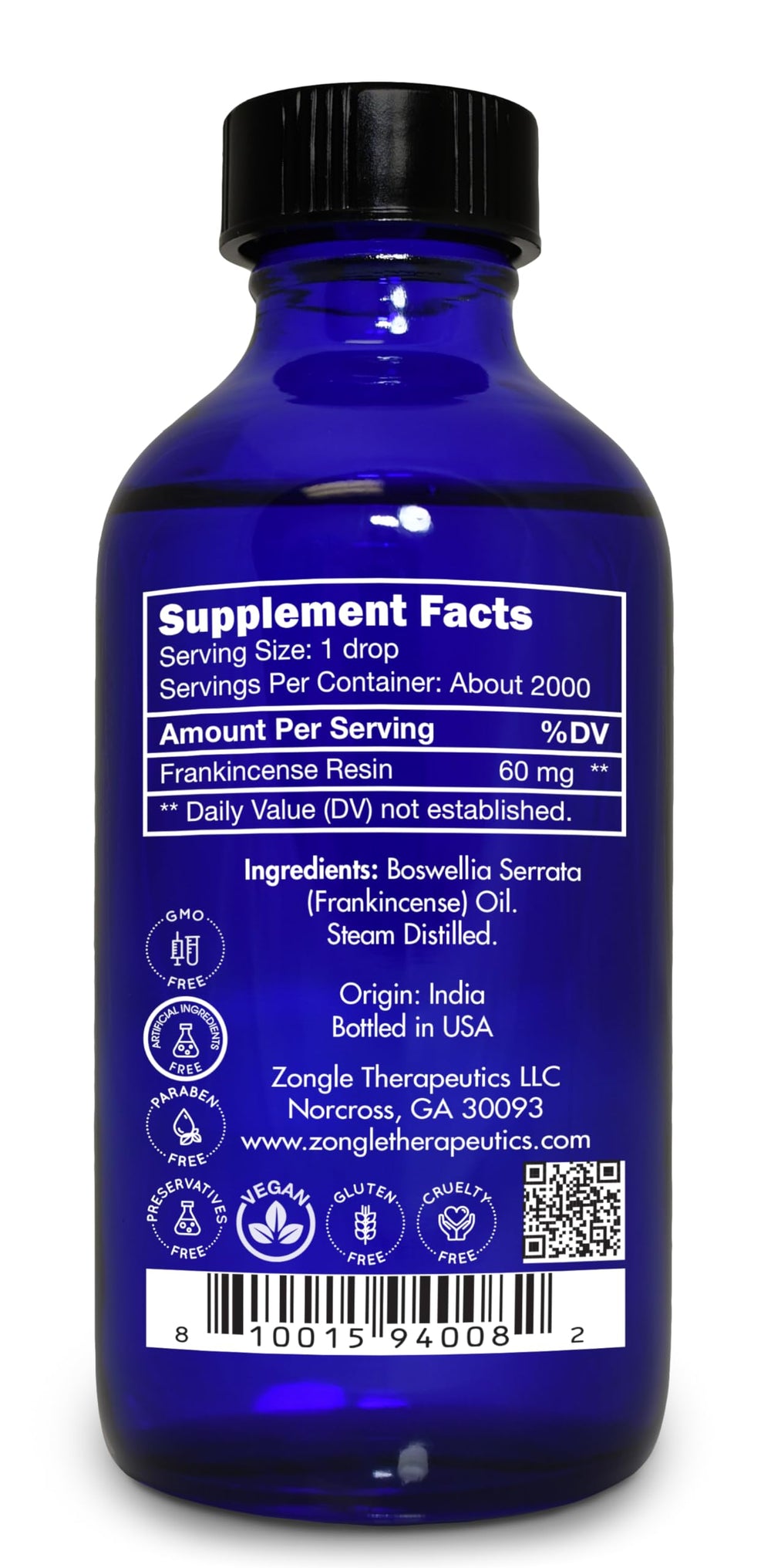 Zongle Therapeutics skin-care routine with frankincense oil