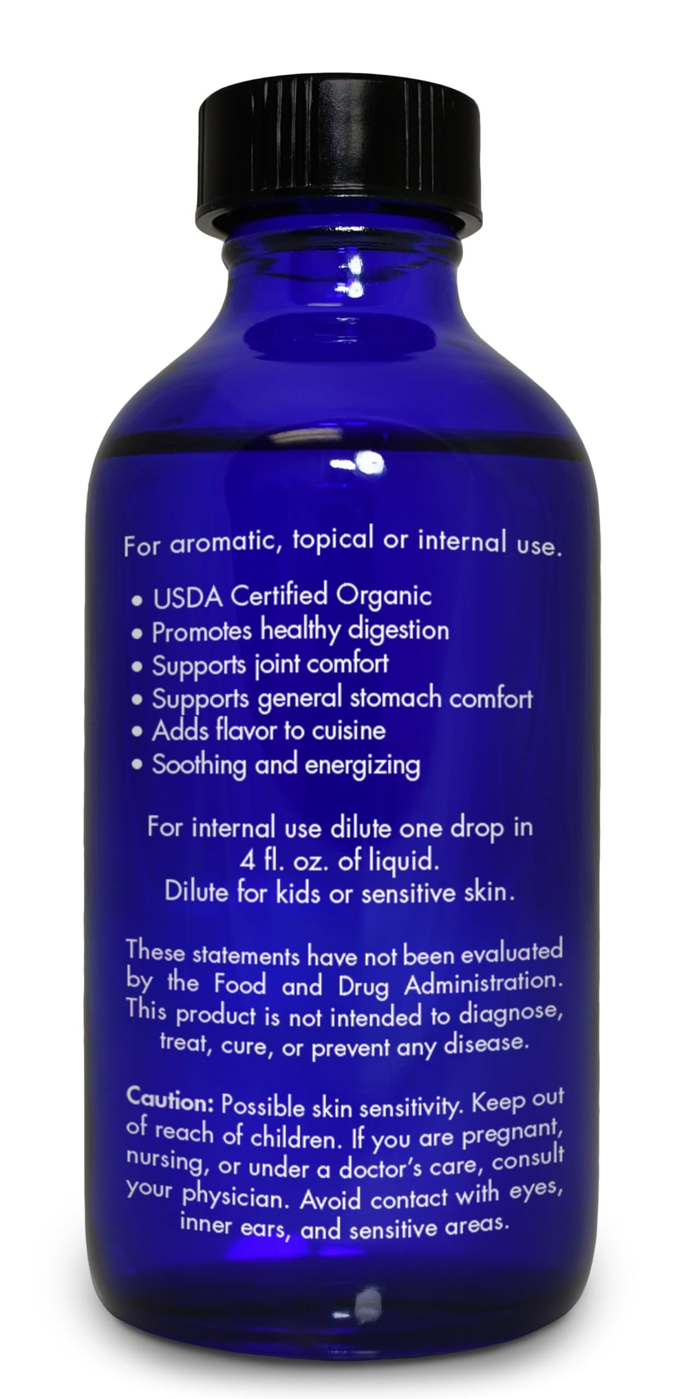 Zongle Ginger Oil added to tea or recipes, supports digestive wellness