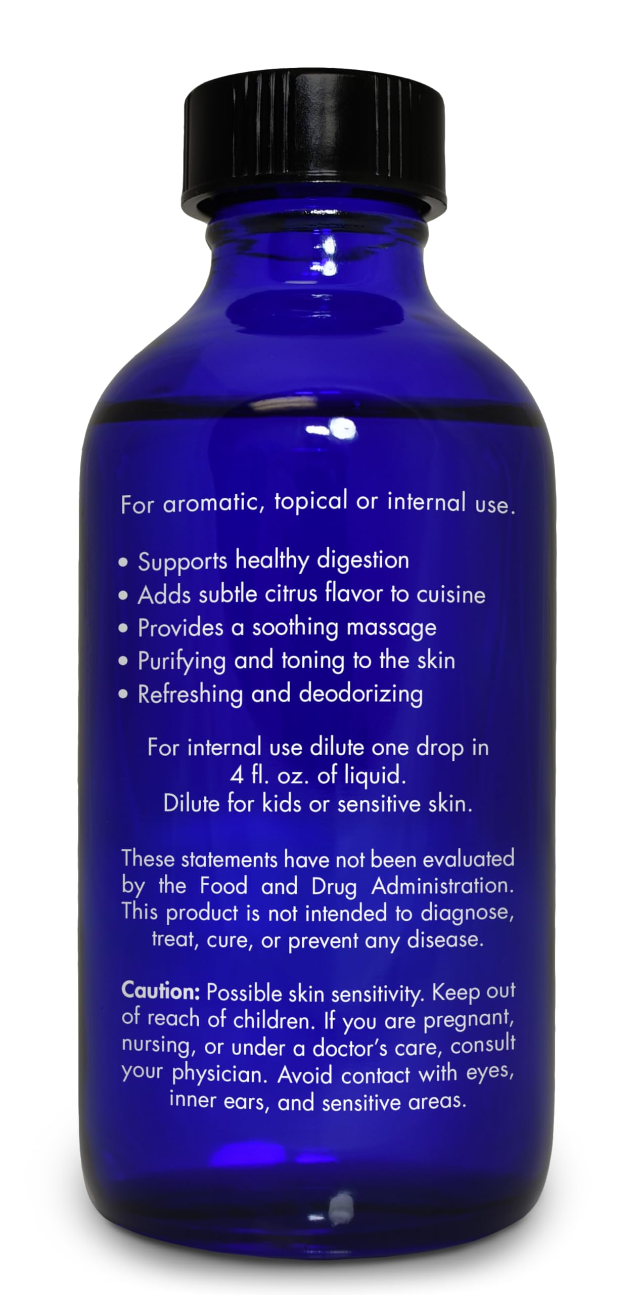 Lemongrass oil bottle shown for a spa-like bath experience