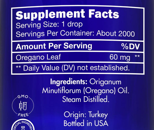 Zongle Therapeutics oregano oil drops with a precise droplet for easy dosing
