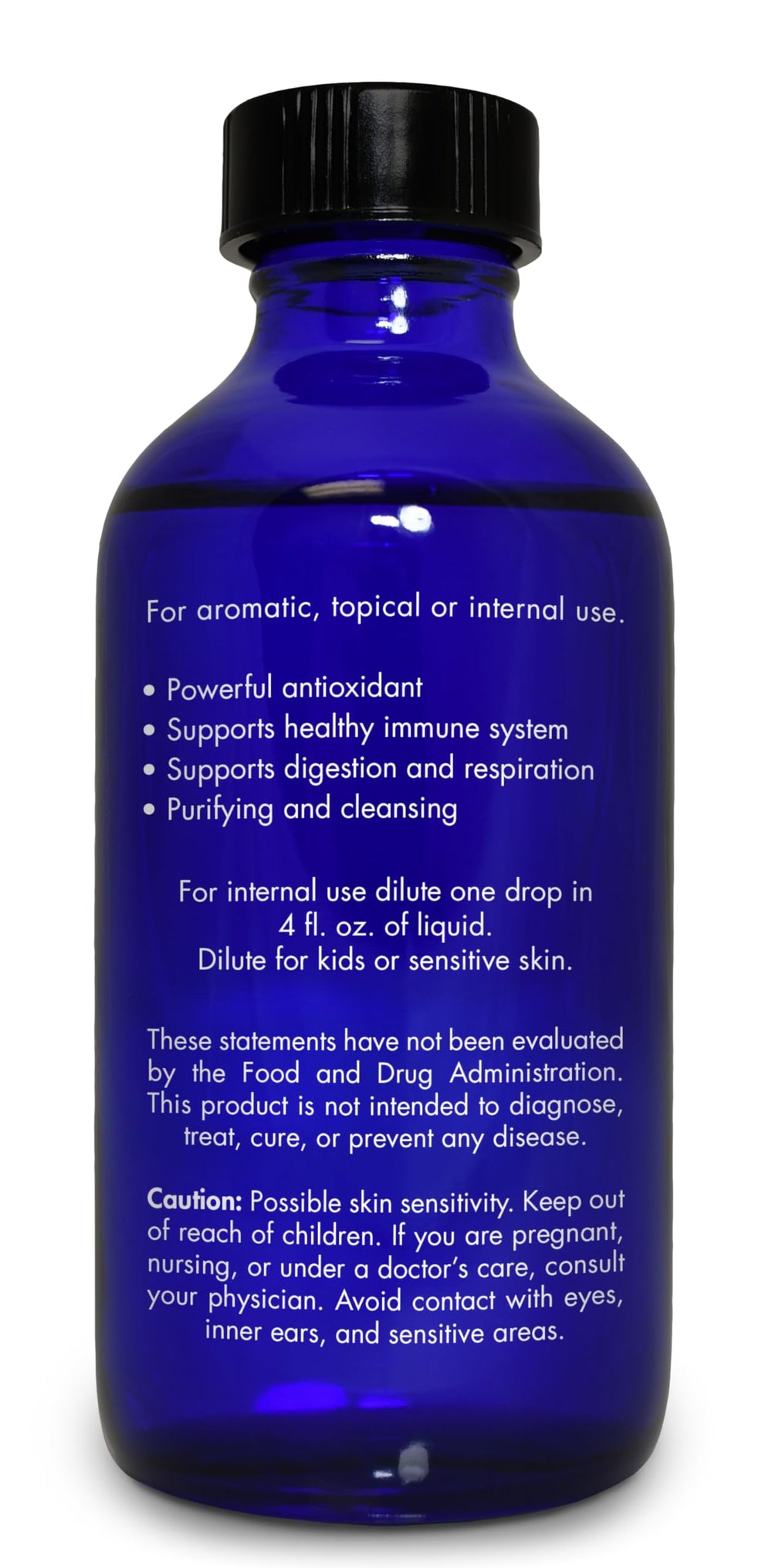 Zongle Therapeutics oregano oil drops in water for convenient internal use