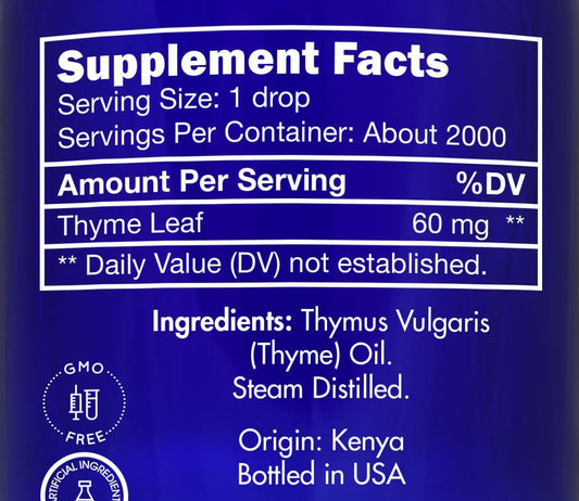 Zongle Therapeutics Thyme Oil pour-over dish highlights direct flavor boost for sauces and marinades