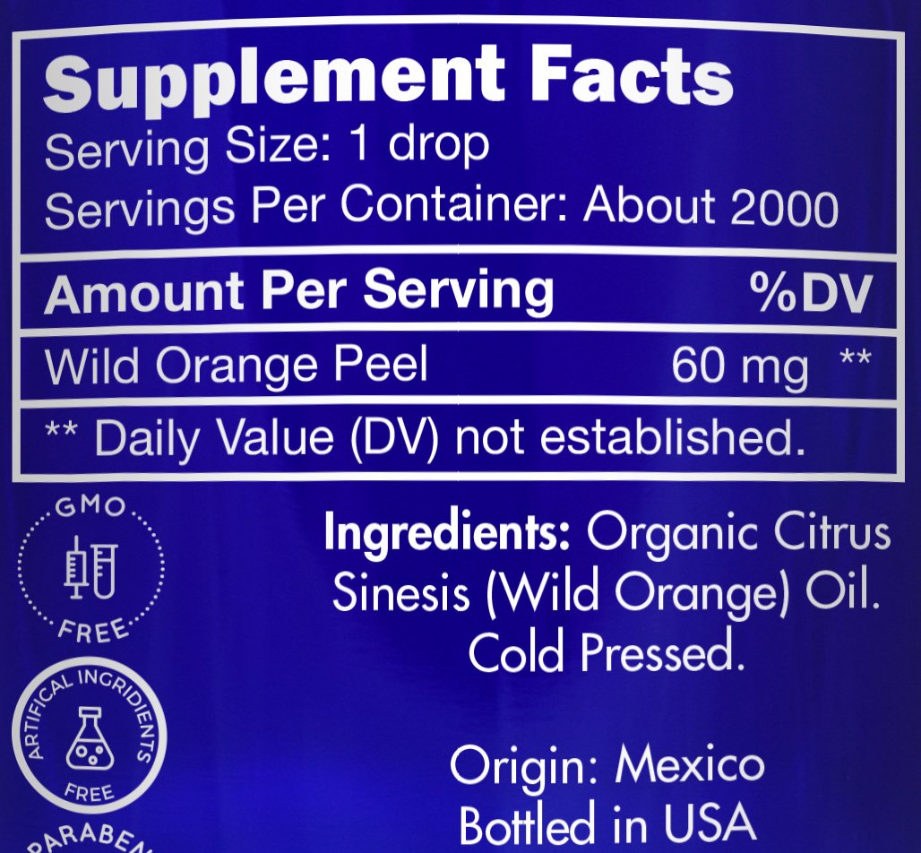 Zongle Therapeutics wild orange fruit source highlights pure origin.