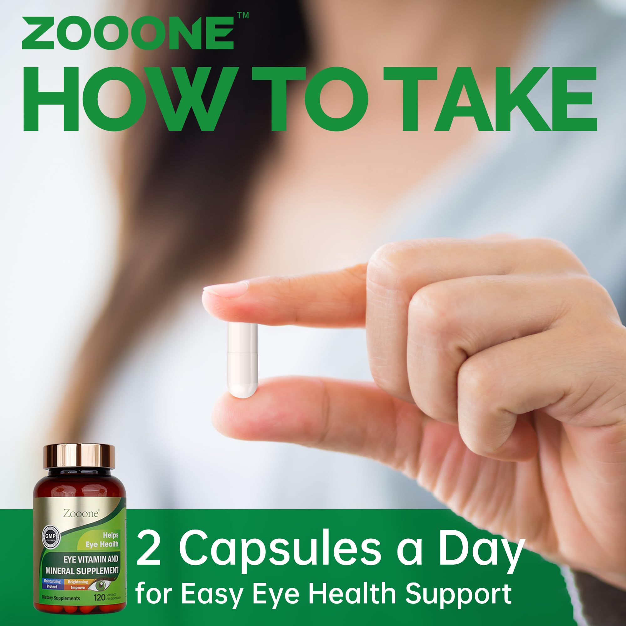 ZOOONE eye health label communicates quality and key nutrients