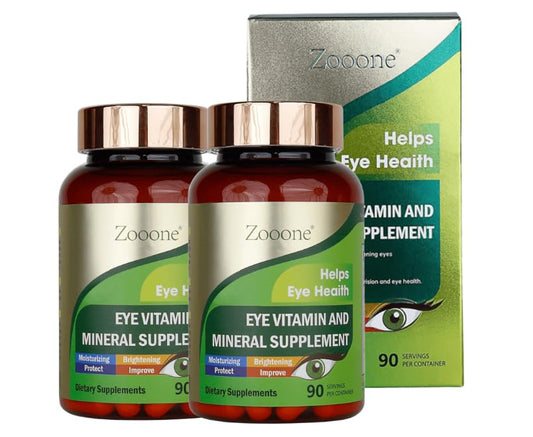 Zooone lutein eye vitamins tablets for macular support and daily eye nourishment.