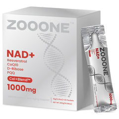 Zooone NAD+ 1000mg berry pour: convenient on-the-go energy support.