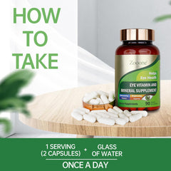 Zooone eye health supplement in morning routine for sustained focus.