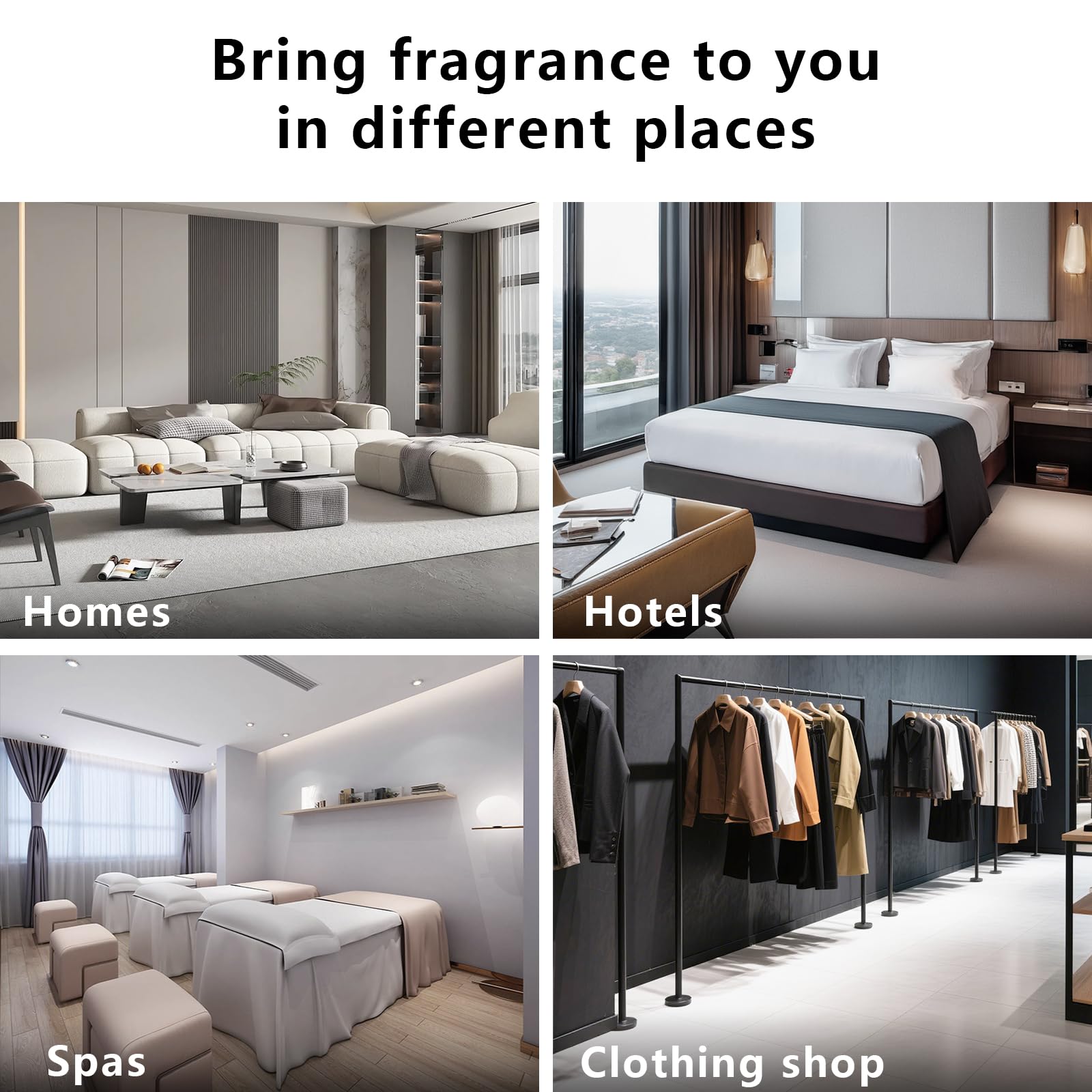 ZORALM Floreas green-accord fragrance enhances refreshing, inviting rooms
