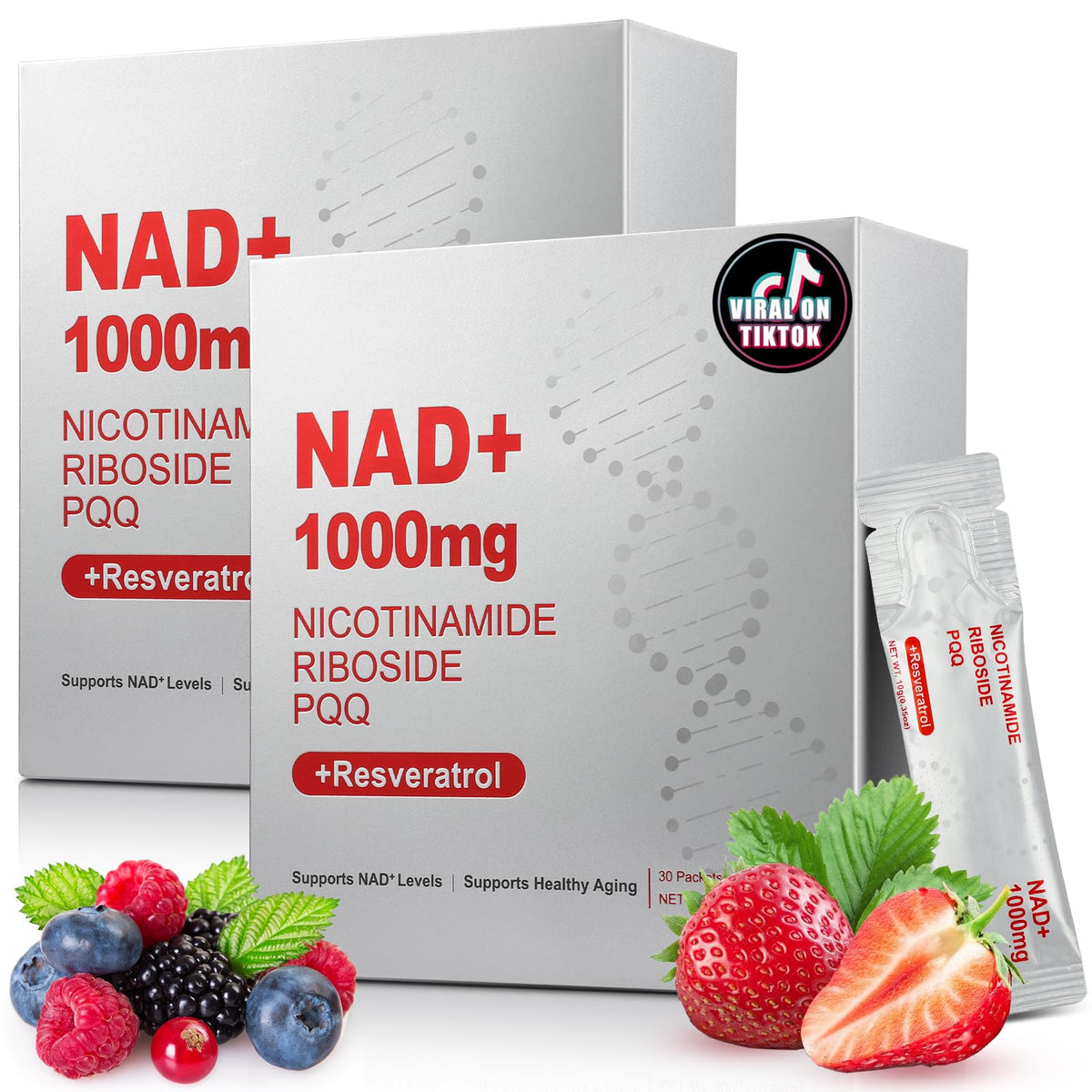 ZOROAHER NAD+ 1000mg liquid bottle ready for daily use.
