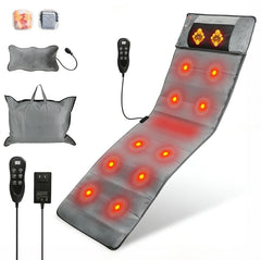 Zorpupoa full body massage mat visual showing comprehensive coverage for relaxation
