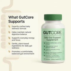 Zotreval GutCore box packaging designed for simple daily use.