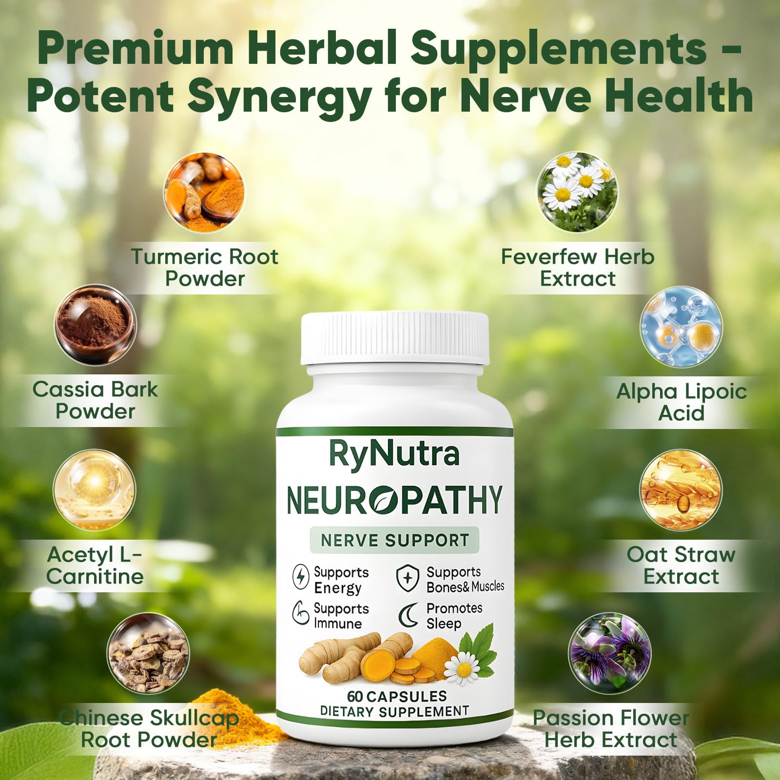 Zotreval Rynutra ingredients label highlights vitamin C and B12 support.