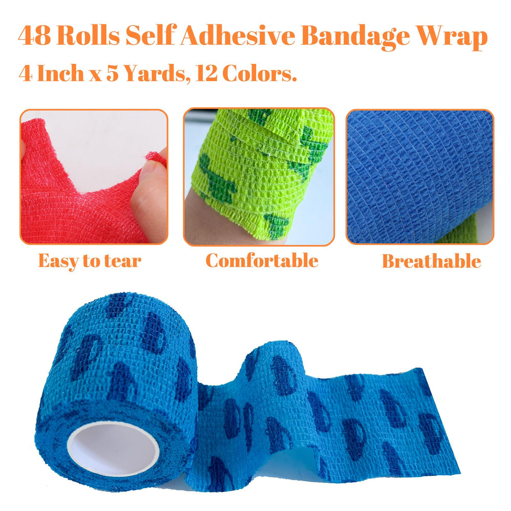 ZOVAREGE breathable elastic bandage with porous fabric supports wrapping