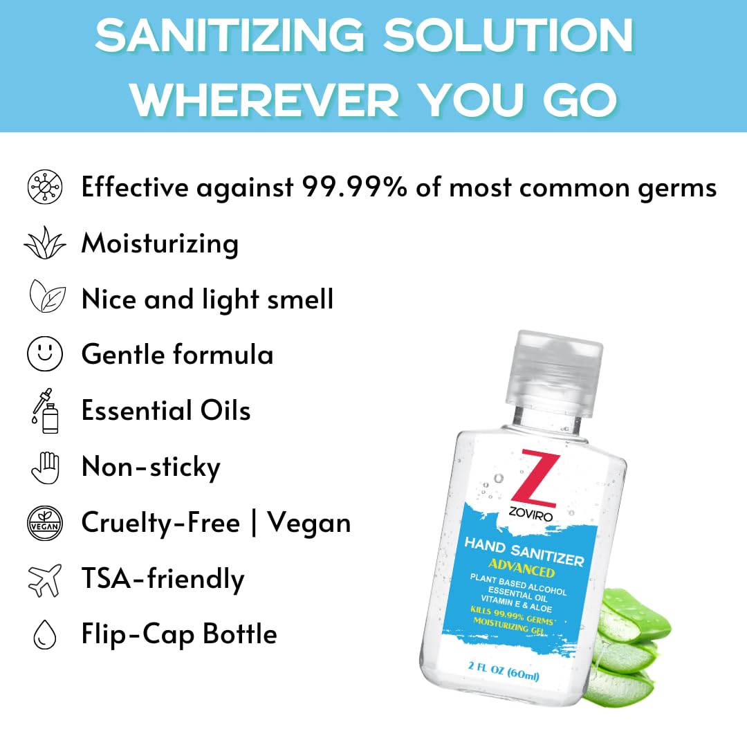 Zoviro scented gel dispensed for a refreshing, balanced aroma