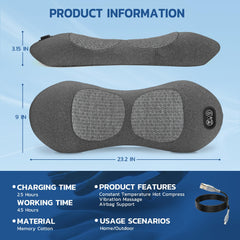 ZOYACREATE cordless back massager ready for use anywhere after charging