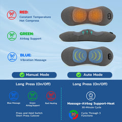 ZOYACREATE automatic mode cycling through functions on lumbar pillow