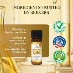 Daily ritual with Quantum Gold 24K ormus promoting energetic renewal