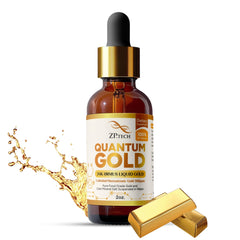 ZP.TECH Quantum Gold bottle pour shows easy dosing for meditation