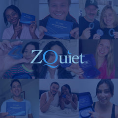 ZQuiet travel-friendly case image inviting on-the-go snoring support.