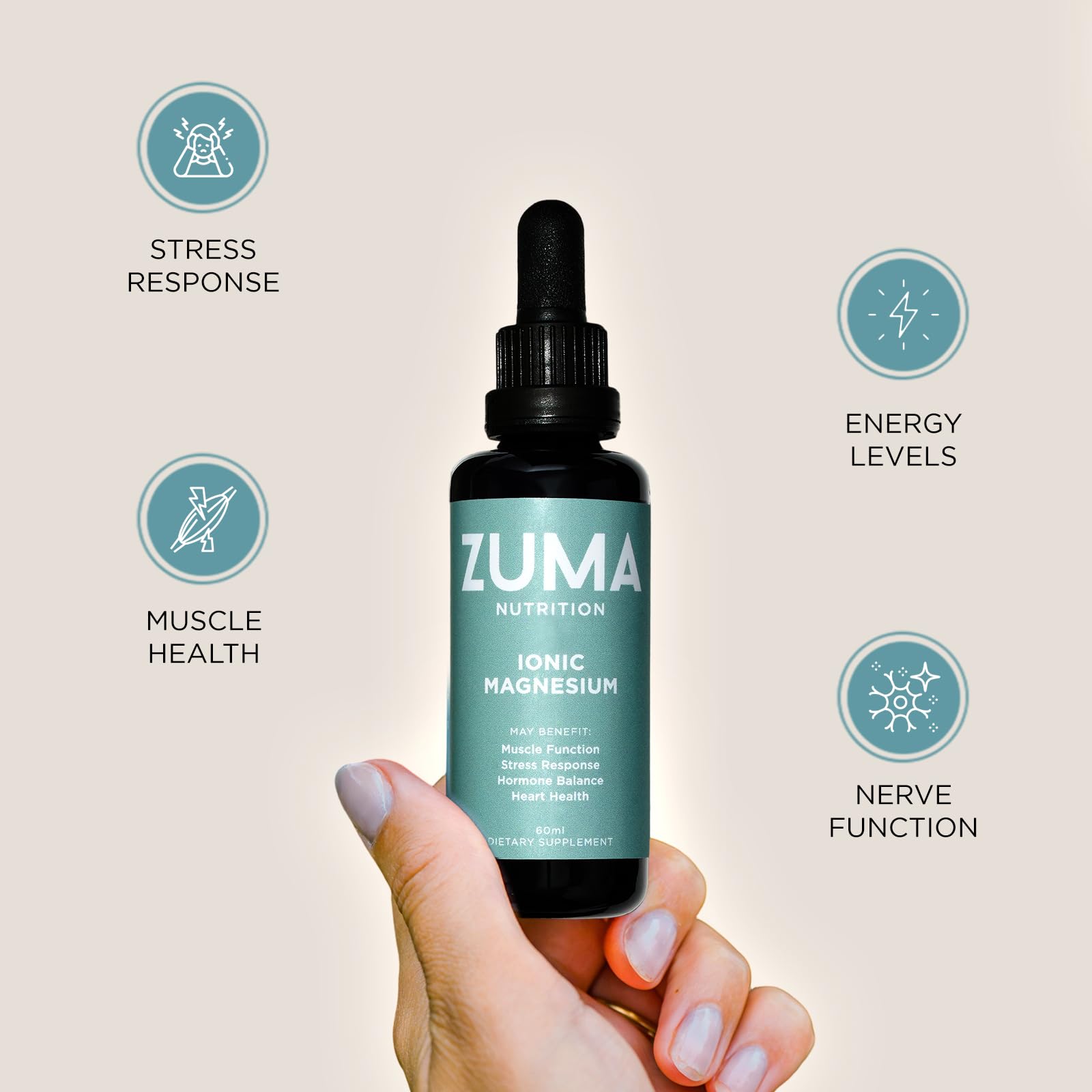 Rosemary and lavender hydrosols add aroma to Zuma Nutrition tonic.
