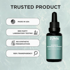Zuma Nutrition vegan clean-label packaging, clear, non-synthetic ingredients.
