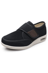 ZUMEIJIA men's adjustable wide fit shoe easing swelling and daily wear