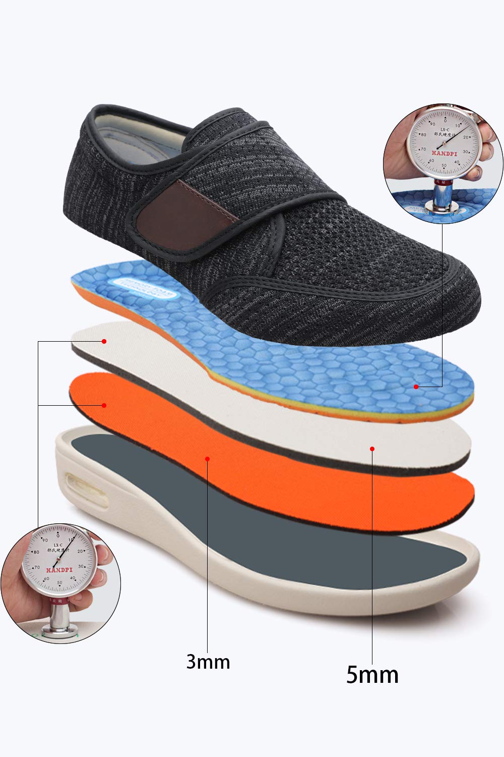 ZUMEIJIA air cushion bottom absorbs impact for comfortable walking.