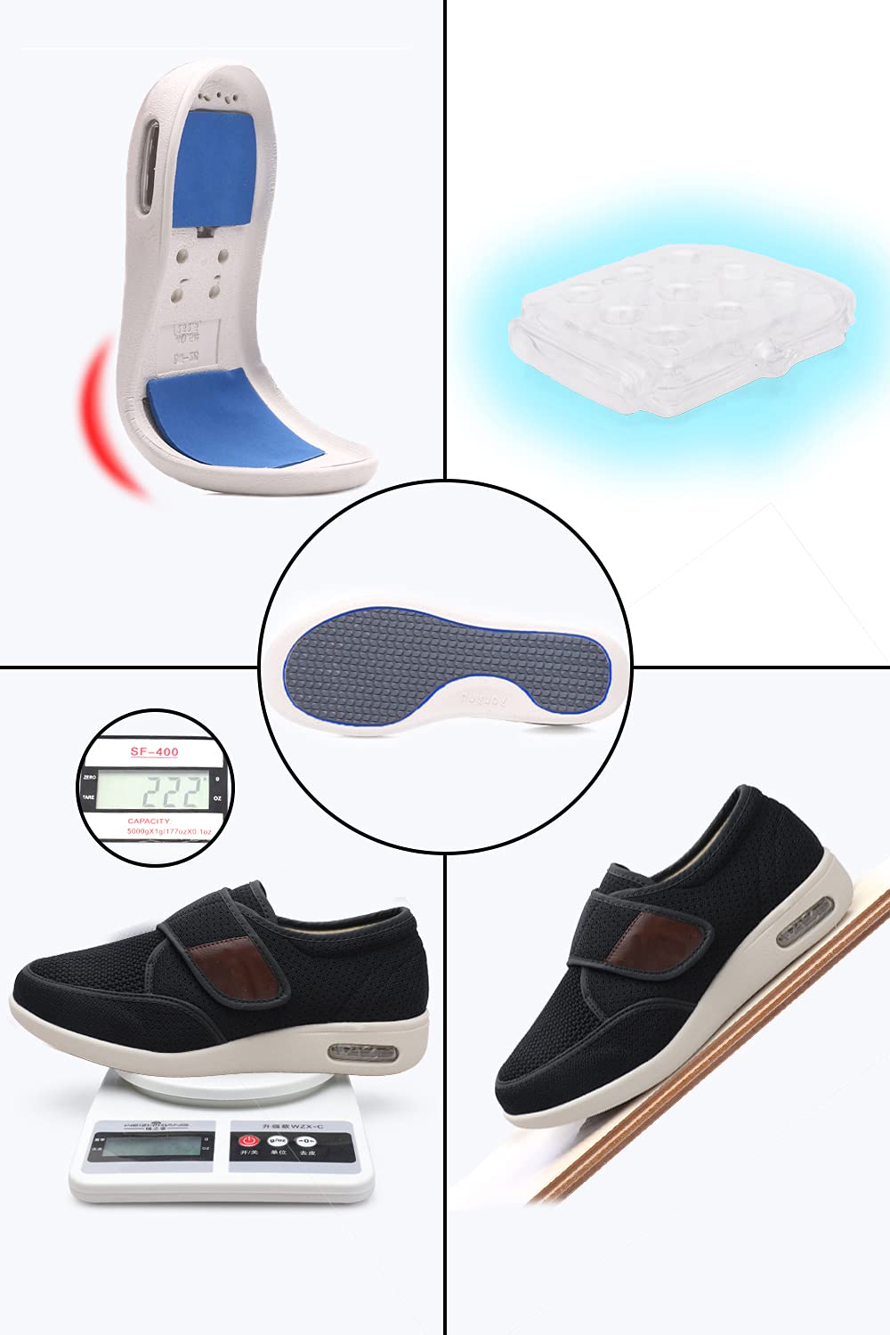ZUMEIJIA dual insoles offer adjustable support for sensitive feet