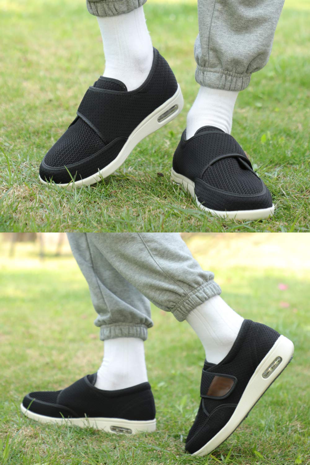 ZUMEIJIA wide-fitting-diabetic-shoe accommodates swelling for daily use.