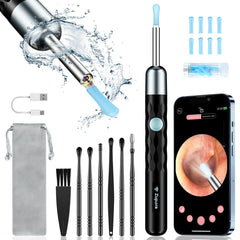 Zupora ear camera 1440p hd view for clear at-home ear canal inspection.