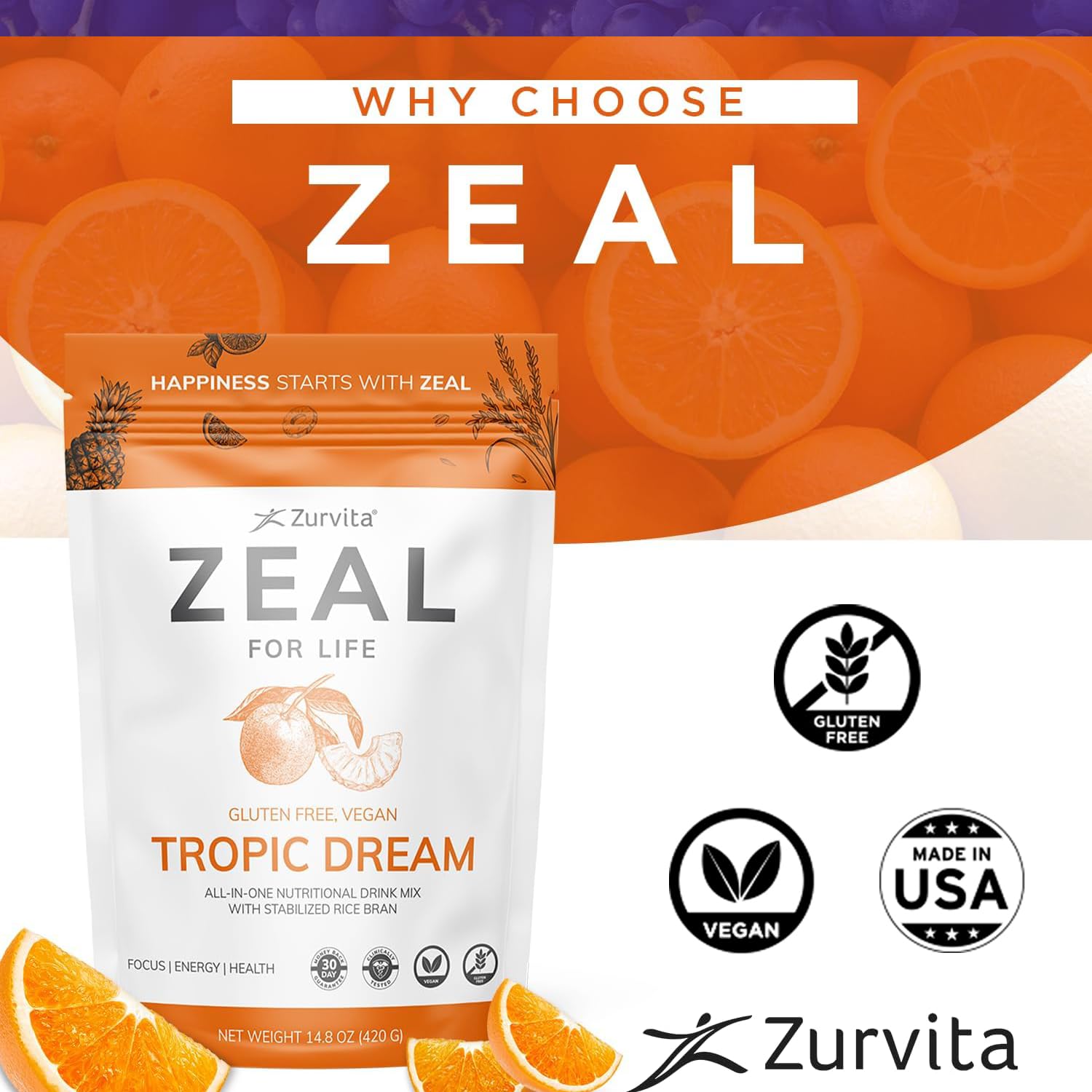Morning routine with Zeal Life and shaker cup.