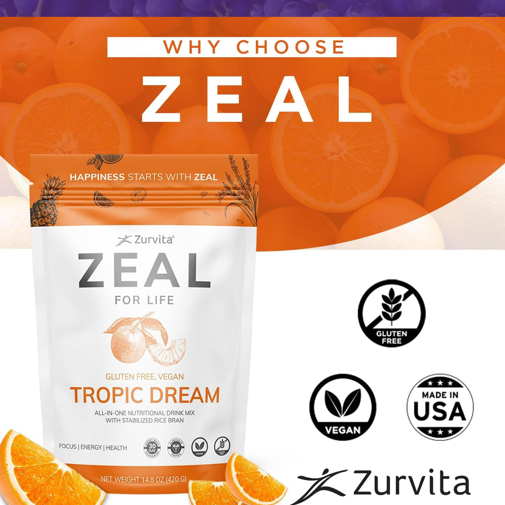 Morning routine with Zeal Life and shaker cup.