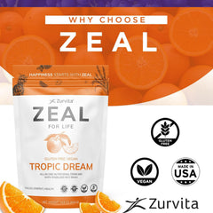Morning routine with Zeal Life and shaker cup.