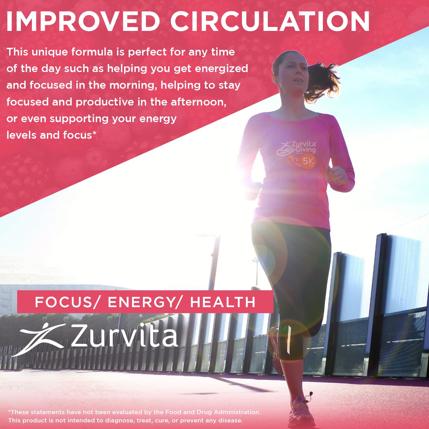 Zurvita Zeal for Life Wild Berry athlete pre-workout shake for steady energy
