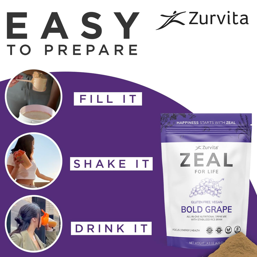Zurvita Zeal for Life wild berry flavor variation package on shelf