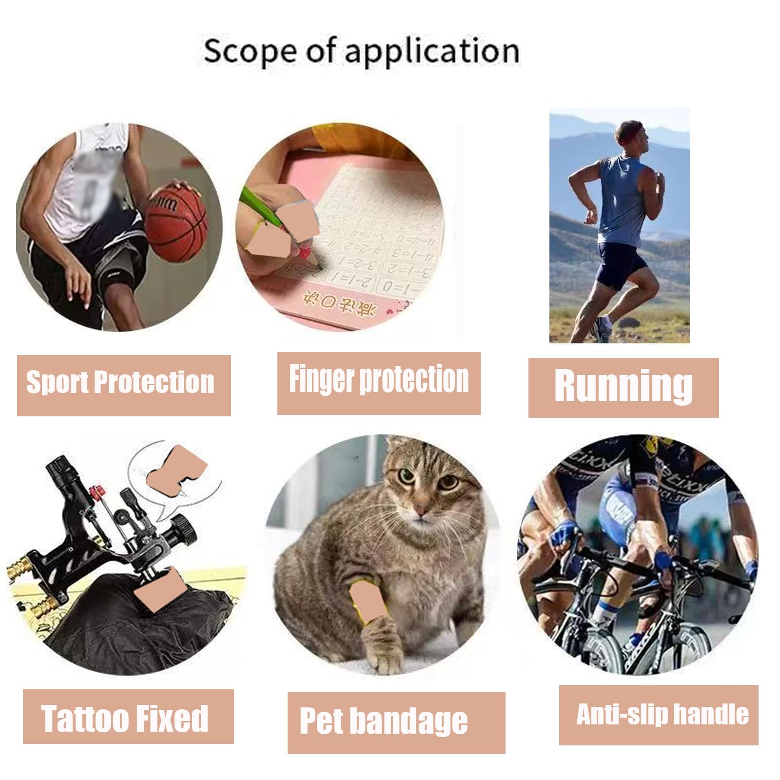 Zwealthygift 120-pack bulk bandage wrap for clinics, gyms, and home use.