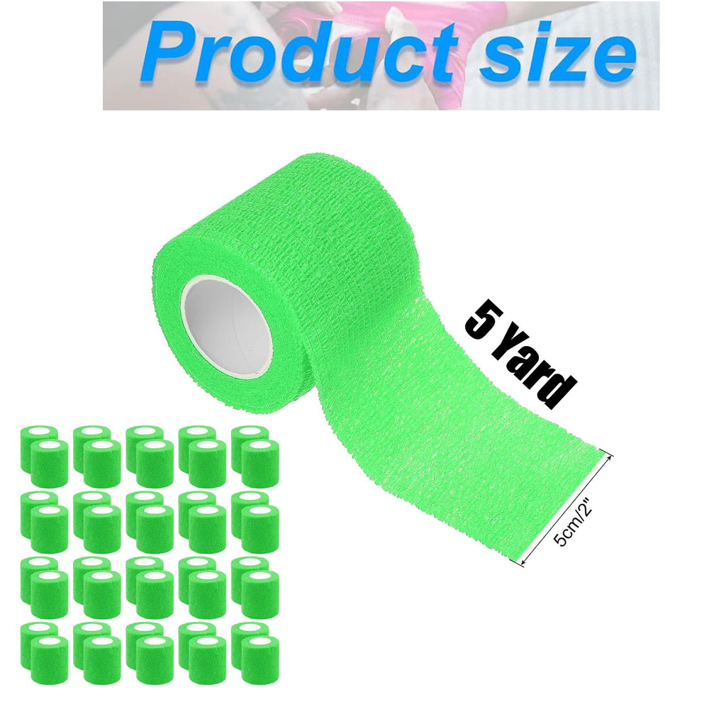 Zwealthygift green wrap on wrist demonstrates secure, comfortable coverage during activity.