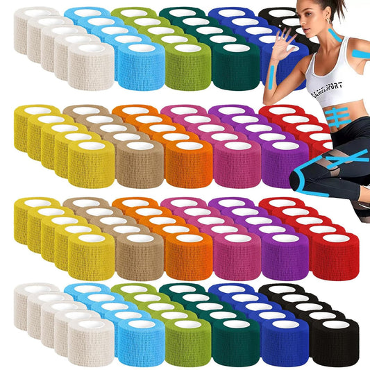 Zwealthygift colorful bandage wrap roll for versatile sports use