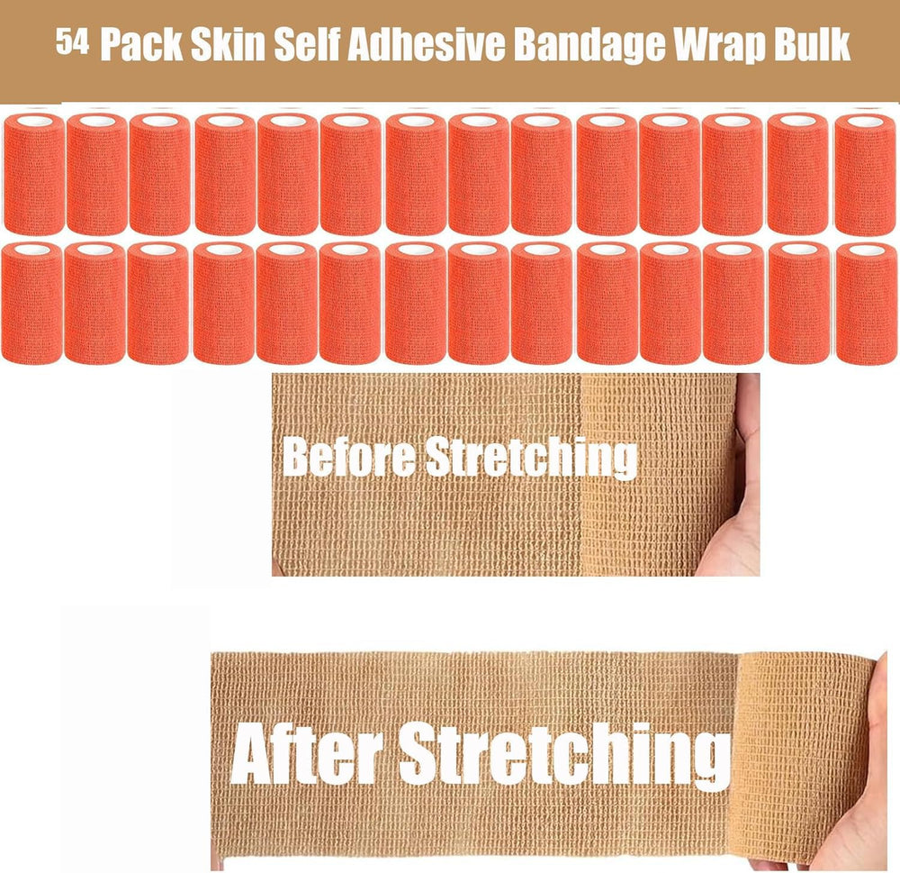 Zwealthygift self adherent wrap with no slip design in action