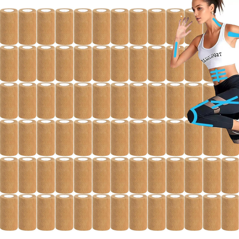 Zwealthygift skin self-adherent wrap 54-pack for versatile, place-and-go support