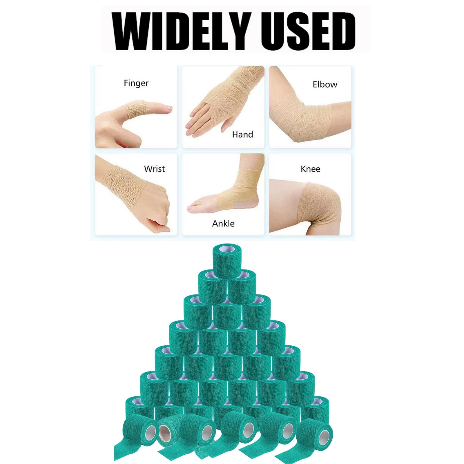 Zwealthygift sports wrap supporting wrists and ankles during workouts