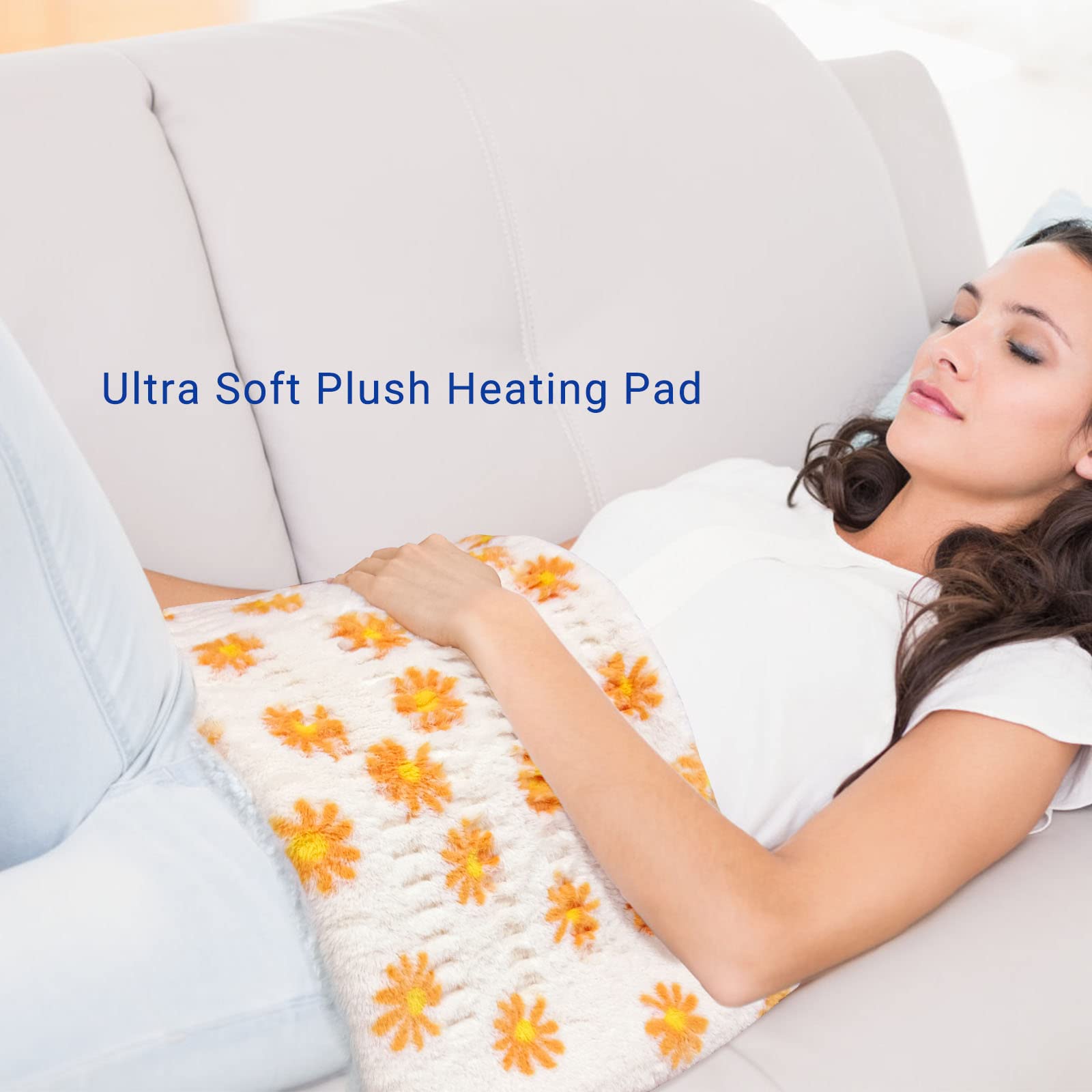 ZXU heating pad features auto-off timer for safe use