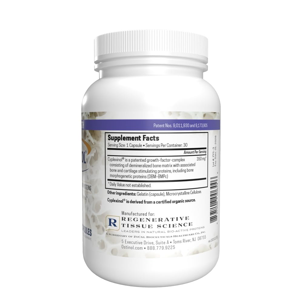 Close-up of Ostinol capsules for easy daily intake