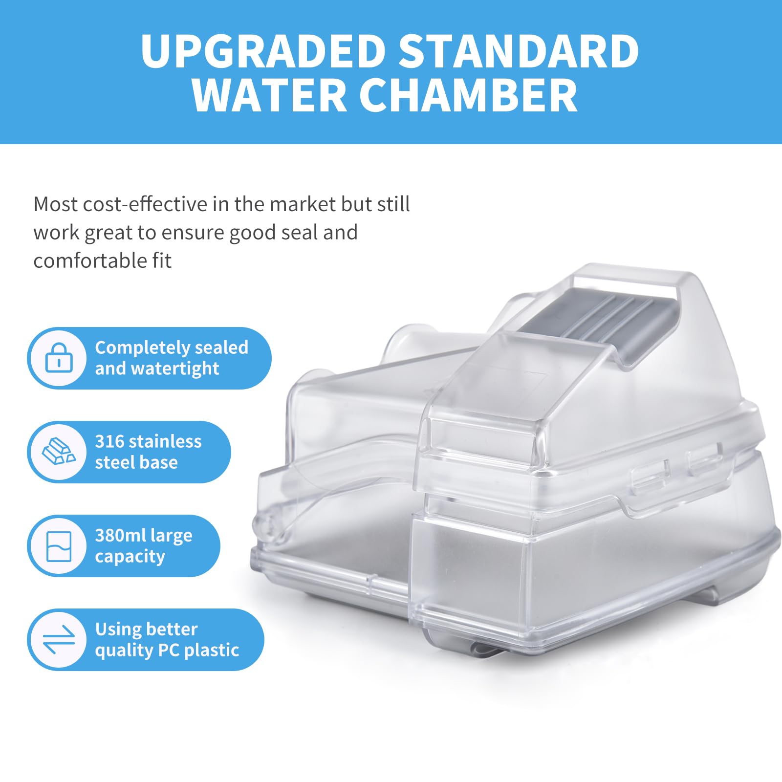 ZYG 316 stainless steel chamber offers long-term durability.