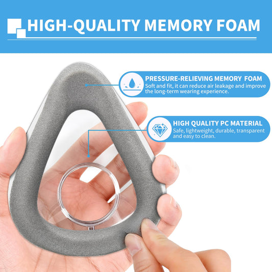 ZYG Airtouch F20 cushion soft edge seal demonstrates secure seal for side sleepers.