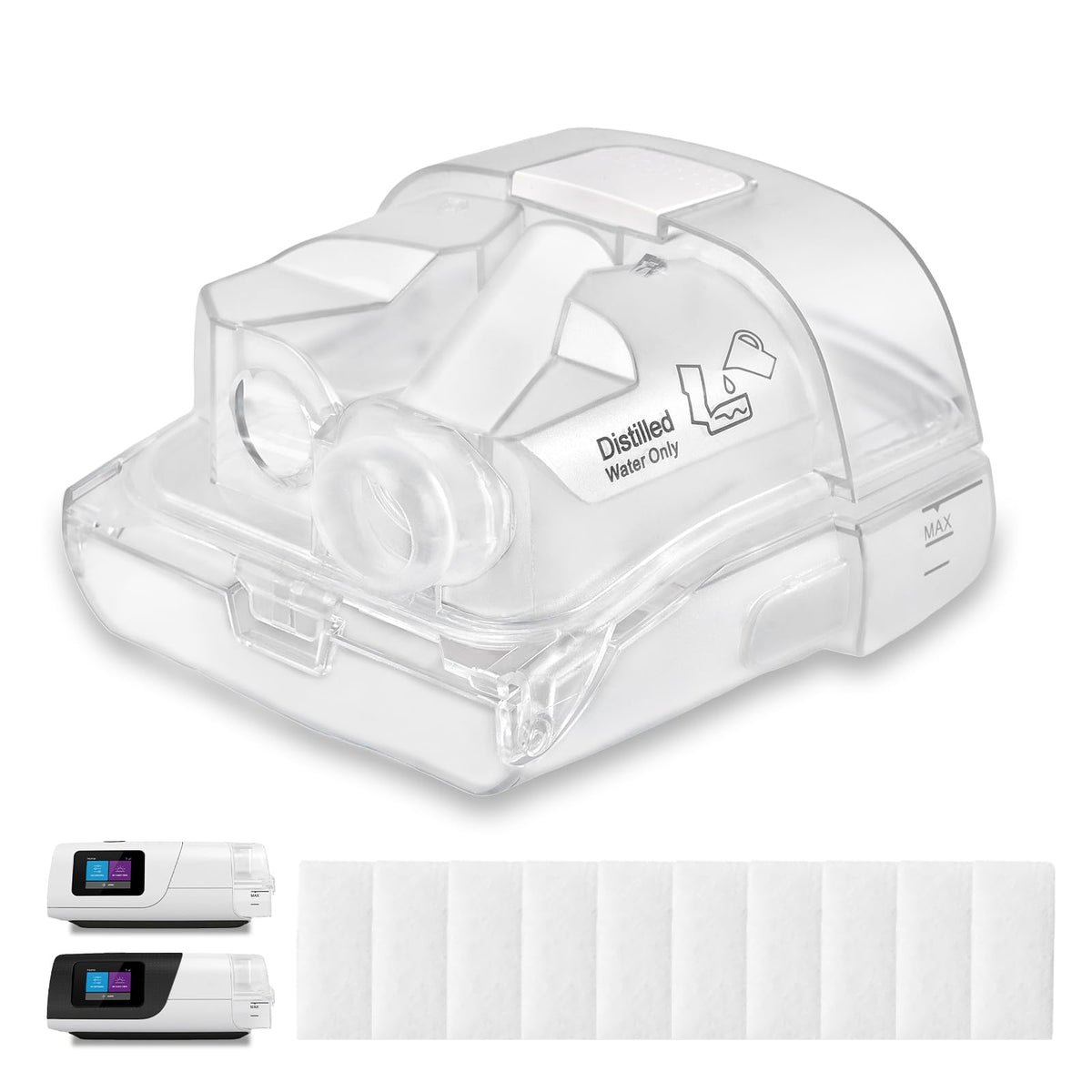 ZYG replacement water chamber for AirSense 11 fits CPAP setups with reliable performance