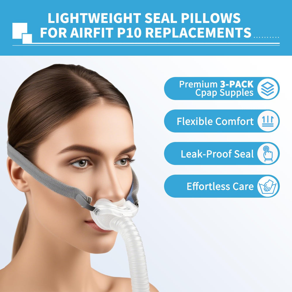 ZYG ultra-soft silicone nasal pillow, close-up, gentle on skin for all-night comfort.