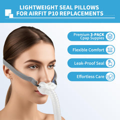 ZYG ultra-soft silicone cushions gentle skin contact for all-night use.