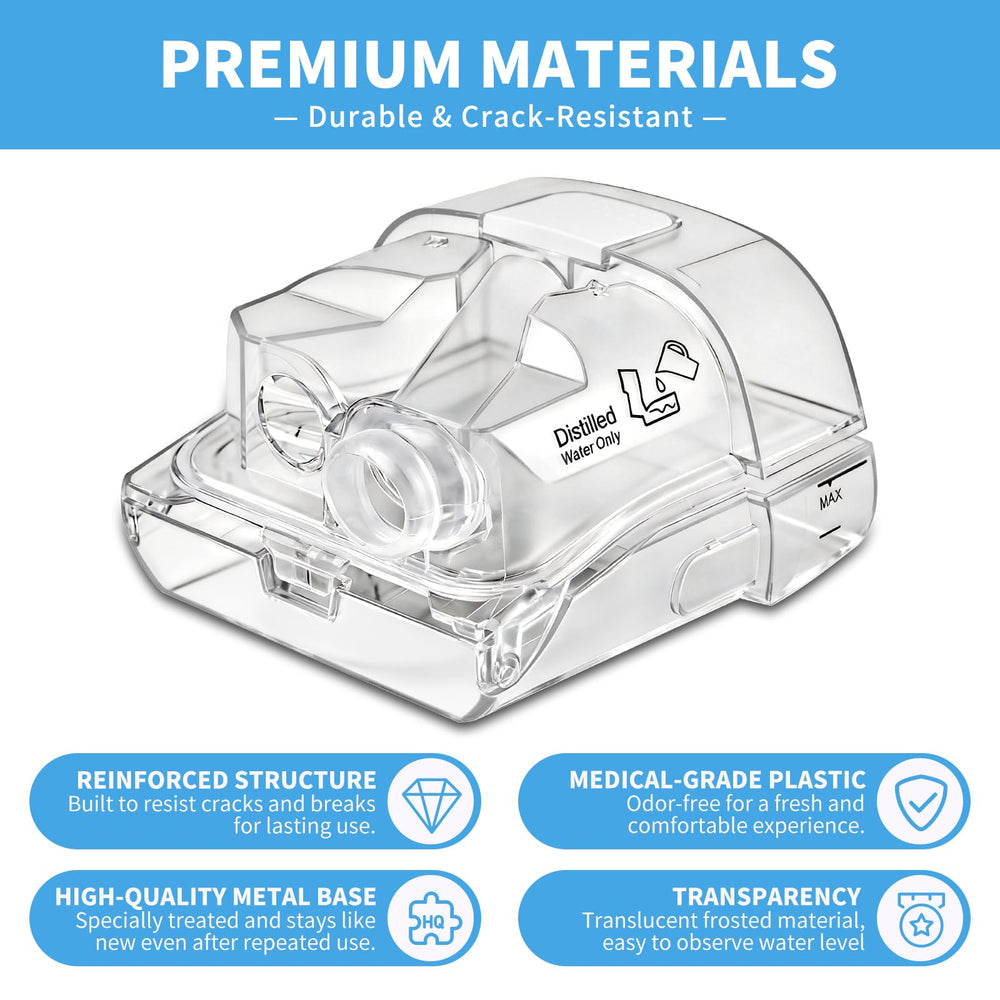 ZYG water chamber has 380ml capacity for longer use.