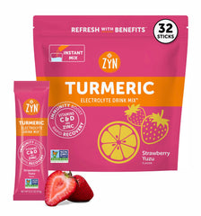 ZYN Electrolyte Drink Mix Strawberry Yuzu packet for on-the-go hydration and daily vitamins